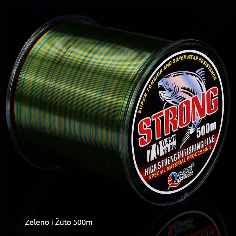 Yaoxin glavna najlon linija za ribolov — nosivost 7,5 kg, linija za ribolov