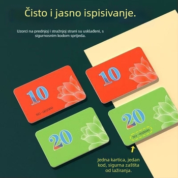 Mahjong čip kartica - melamin, 1 kom, bez prilagodbe, vodootporna, za druge igre s loptom