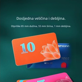 Mahjong čip kartica - melamin, 1 kom, bez prilagodbe, vodootporna, za druge igre s loptom