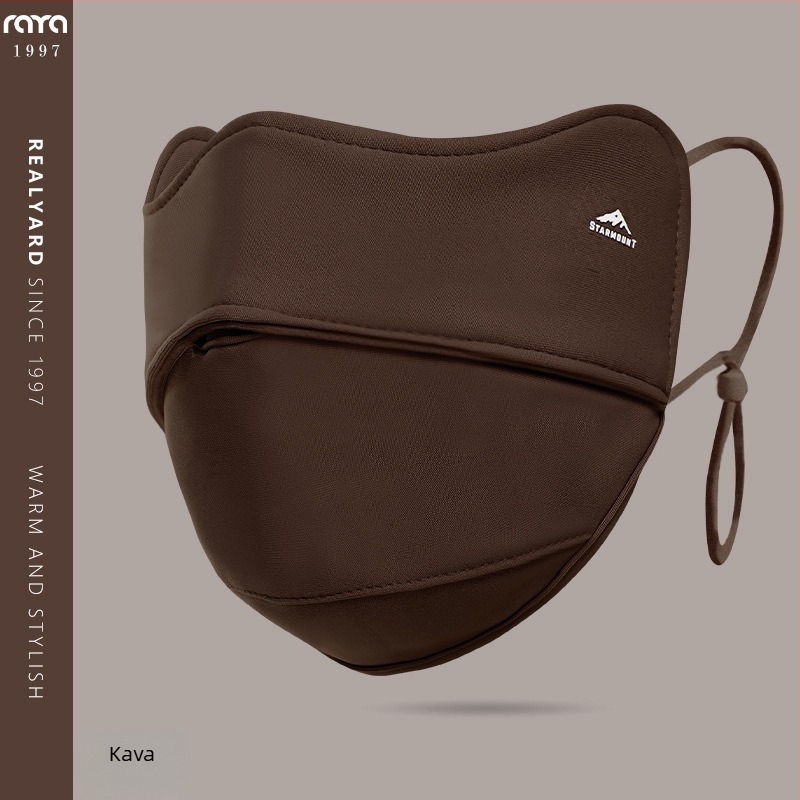 Zimska maska za biciklizam, pamučna, unisex, s izvezenim logom, otporna na prašinu