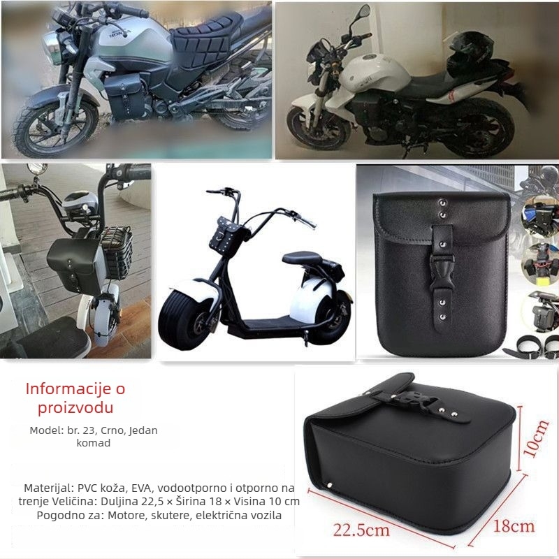 Torba za alate za motocikl — poliester, univerzalna vješalna torba za prednju stranu, torba za bicikl