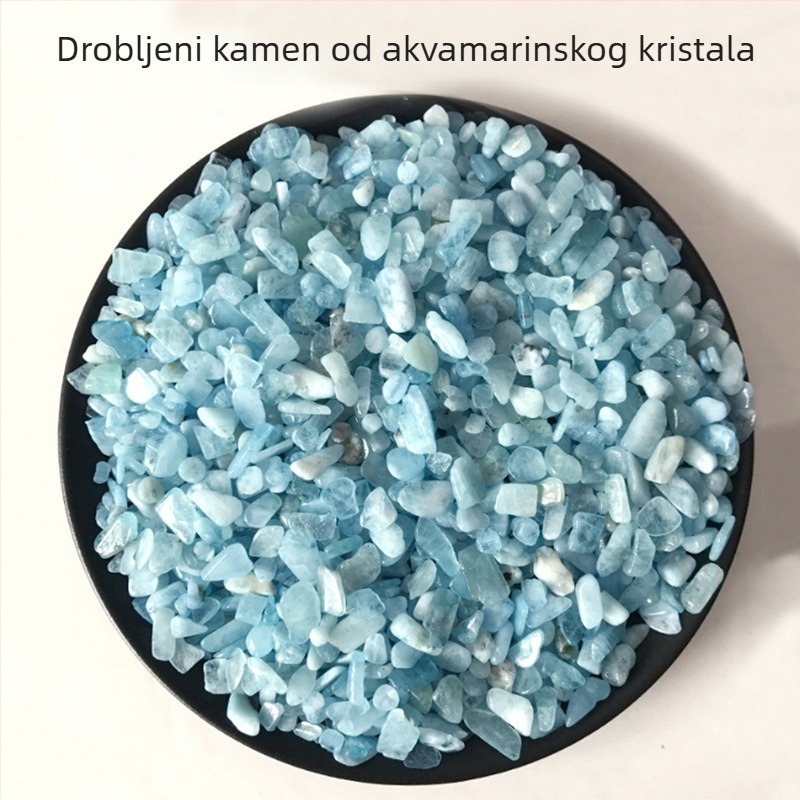Prirodni kristalni šljunak 3-5 mm za uređenje vrta – bijeli, žuti i ružičasti ametist i ahat