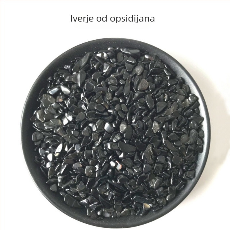 Prirodni kristalni šljunak 3-5 mm za uređenje vrta – bijeli, žuti i ružičasti ametist i ahat