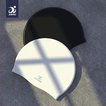 Kapica za plivanje Jie Hu, silikon, jednobojna, za odrasle