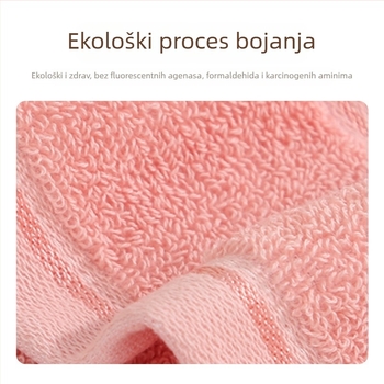 Set ručnika za lice – poklon, od 100% pamuka, 32s pređa, težina 100–120 g, šivenje i ravno tkanje