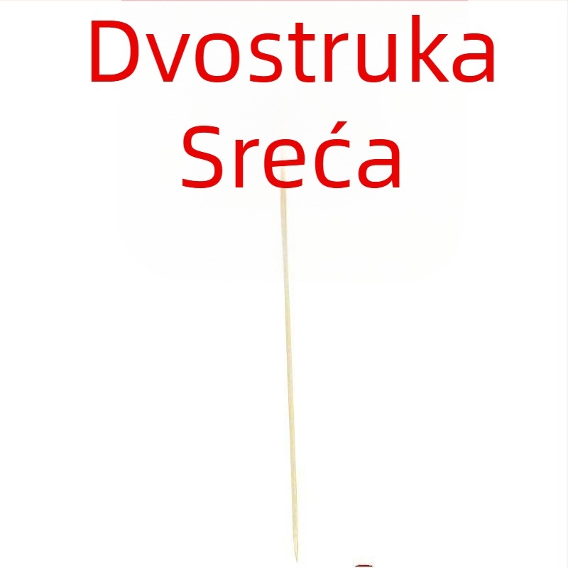 Dekorativni bambus štapići za vjenčanje i banket, platnena obloga, PP vrećica pakiranje, String Red branda, izdanje Kineskog dana zaljubljenih