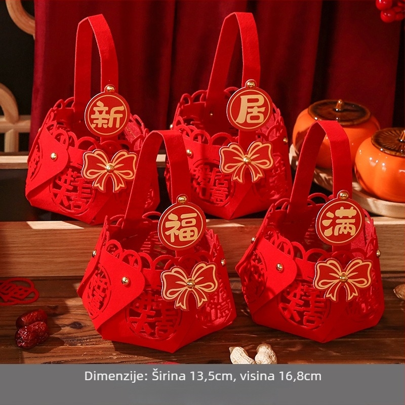 Set dekoracija za novi dom – ukrasne ploče voća od netkanog materijala (non-woven fabric), pakiranje Opp bag