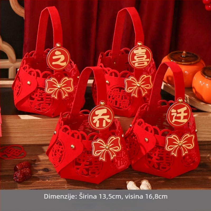 Set dekoracija za novi dom – ukrasne ploče voća od netkanog materijala (non-woven fabric), pakiranje Opp bag