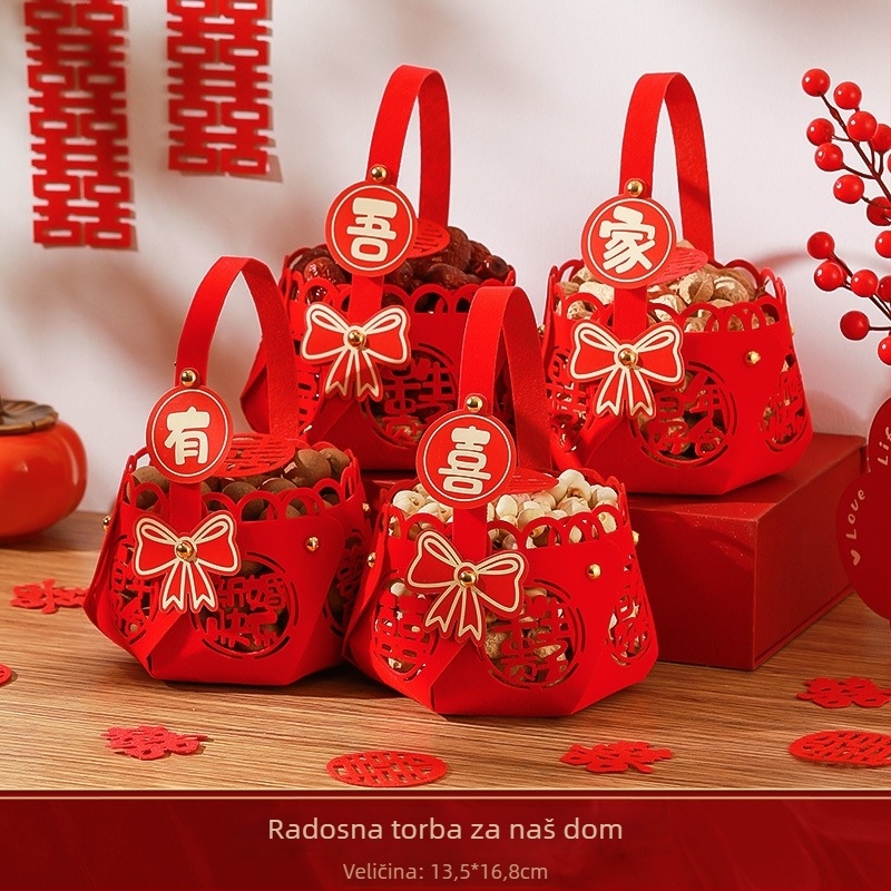 Set dekoracija za novi dom – ukrasne ploče voća od netkanog materijala (non-woven fabric), pakiranje Opp bag