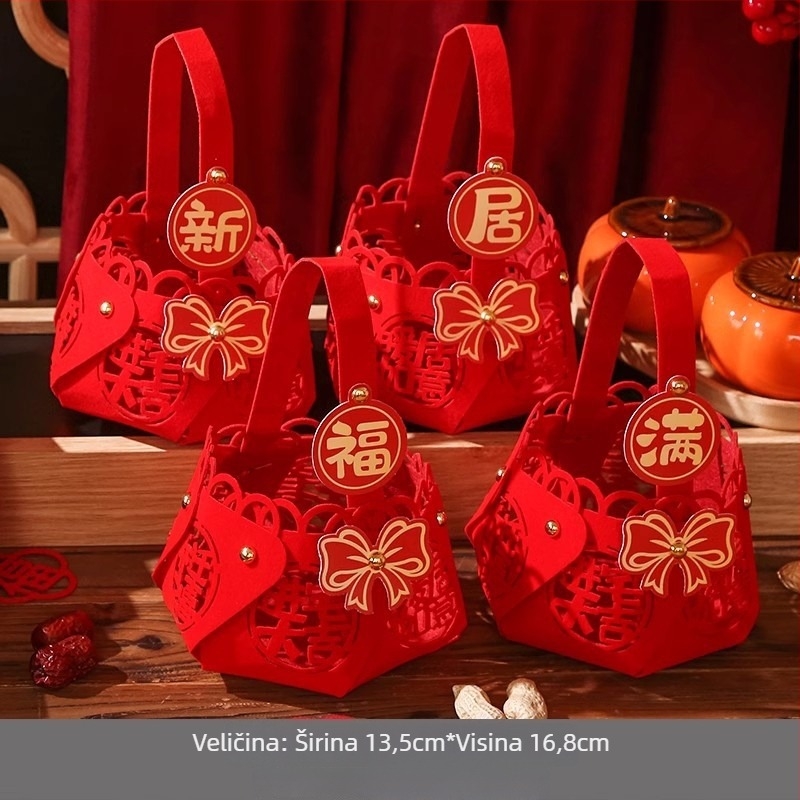 Set dekoracija za novi dom – ukrasne ploče voća od netkanog materijala (non-woven fabric), pakiranje Opp bag