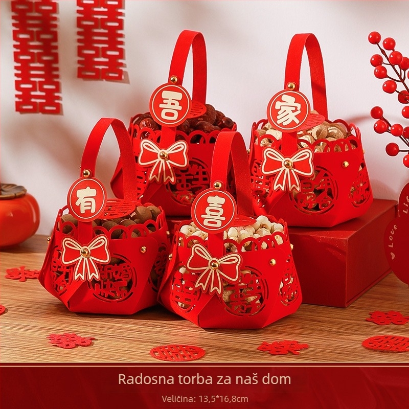 Set dekoracija za novi dom – ukrasne ploče voća od netkanog materijala (non-woven fabric), pakiranje Opp bag