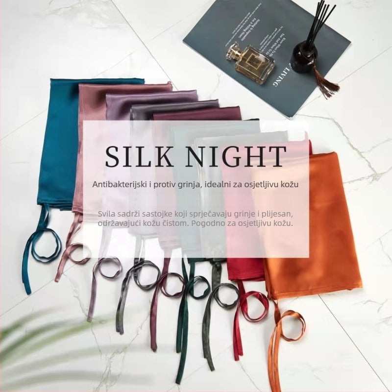 Jastučnica od mulberry svile – Powerful Factory, bez logotipa, bez prilagodbe, 100% svila