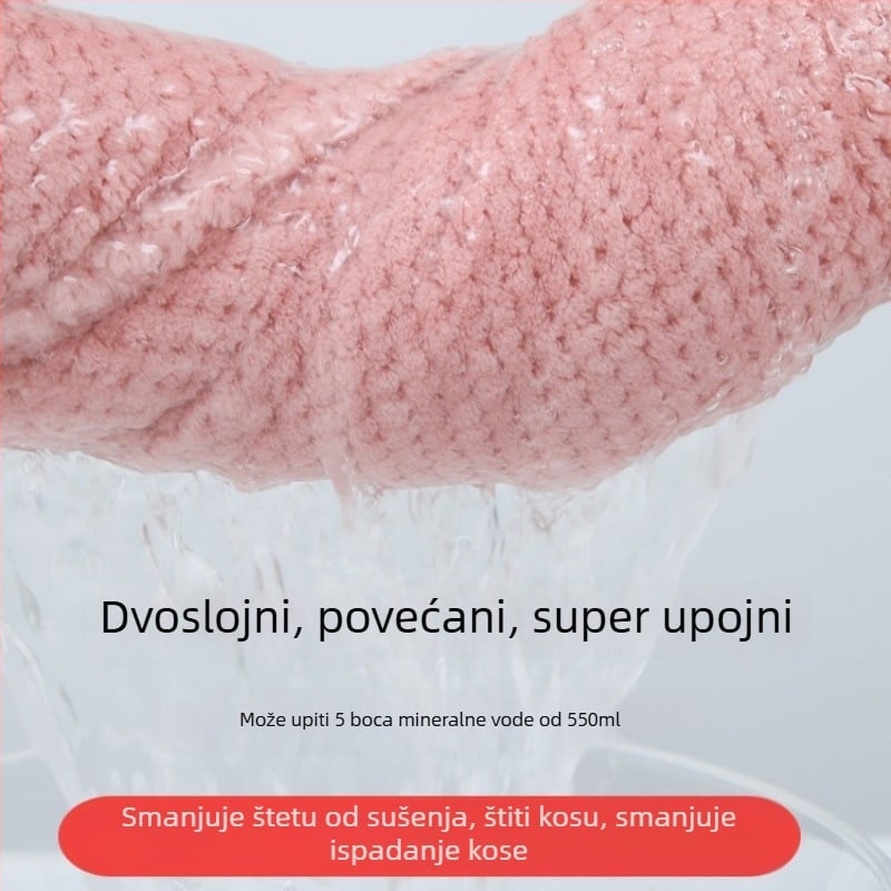 RUIDAN Kapa za sušenje kose, upija vlagu, brzo sušenje, dvostruki sloj, poliester, težina iznad 200 g