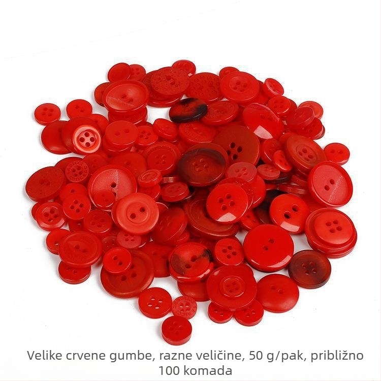 Dječji set DIY rukotvorina s gumbima od smole i materijalima za izradu cvijeća