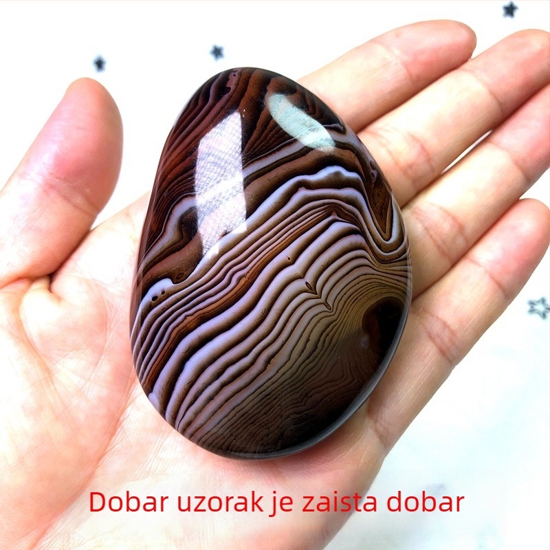 Privjesak od agata s prirodnim kamenom, poliran završetak, prirodan oblik, viseći ukras, novi kineski stil