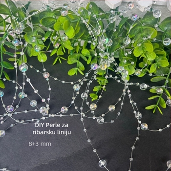 DIY dodaci za nakit s akrilnim perlama, ekološki prihvatljiva obrada, pastirski stil, svježi i slatki dizajn