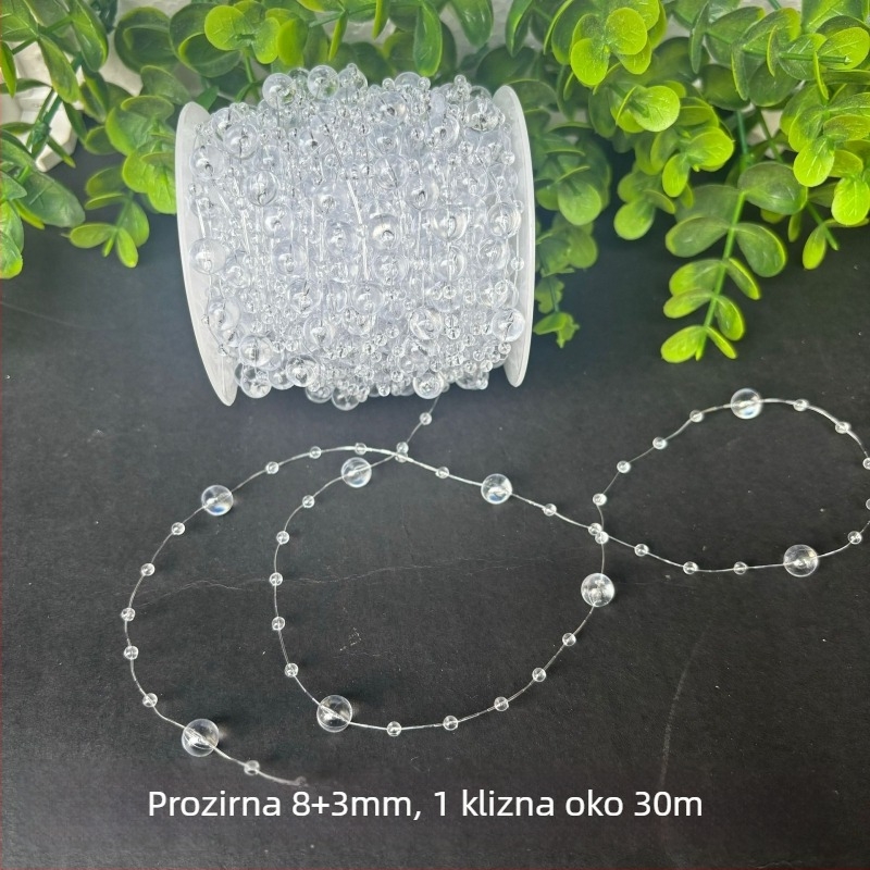 DIY dodaci za nakit s akrilnim perlama, ekološki prihvatljiva obrada, pastirski stil, svježi i slatki dizajn