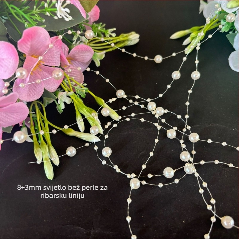 DIY dodaci za nakit s akrilnim perlama, ekološki prihvatljiva obrada, pastirski stil, svježi i slatki dizajn