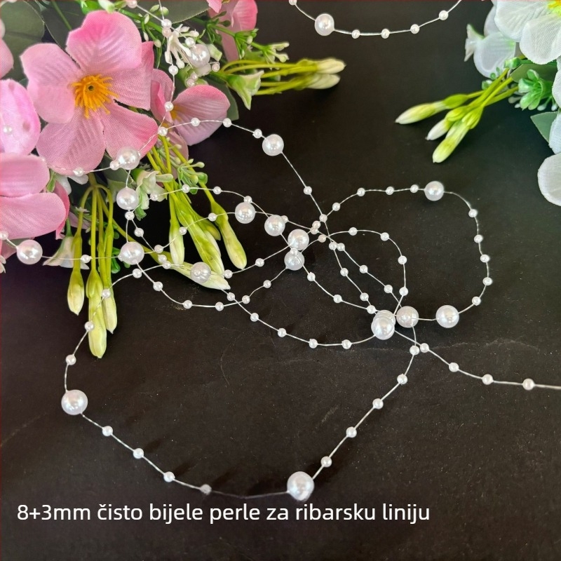 DIY dodaci za nakit s akrilnim perlama, ekološki prihvatljiva obrada, pastirski stil, svježi i slatki dizajn