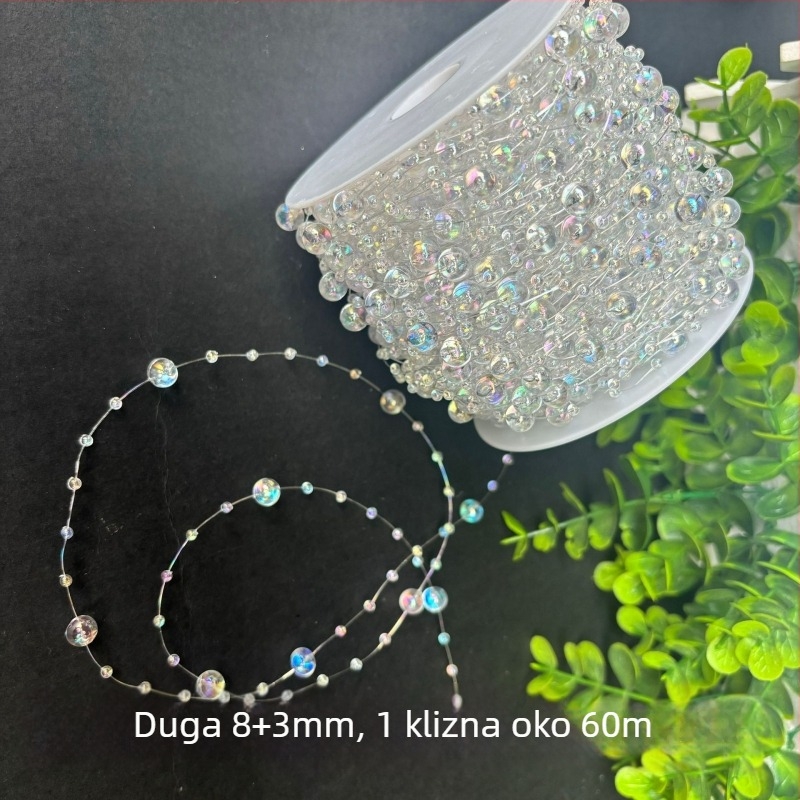 DIY dodaci za nakit s akrilnim perlama, ekološki prihvatljiva obrada, pastirski stil, svježi i slatki dizajn
