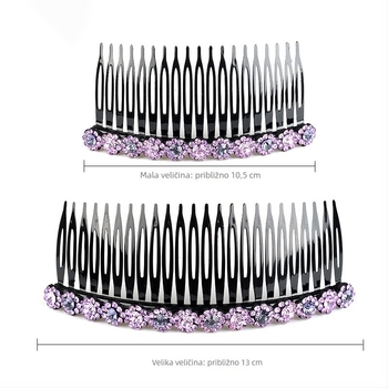 Dječja ukosnica s kristalima, korejsko-japanski stil – za djecu, proljeće 2021