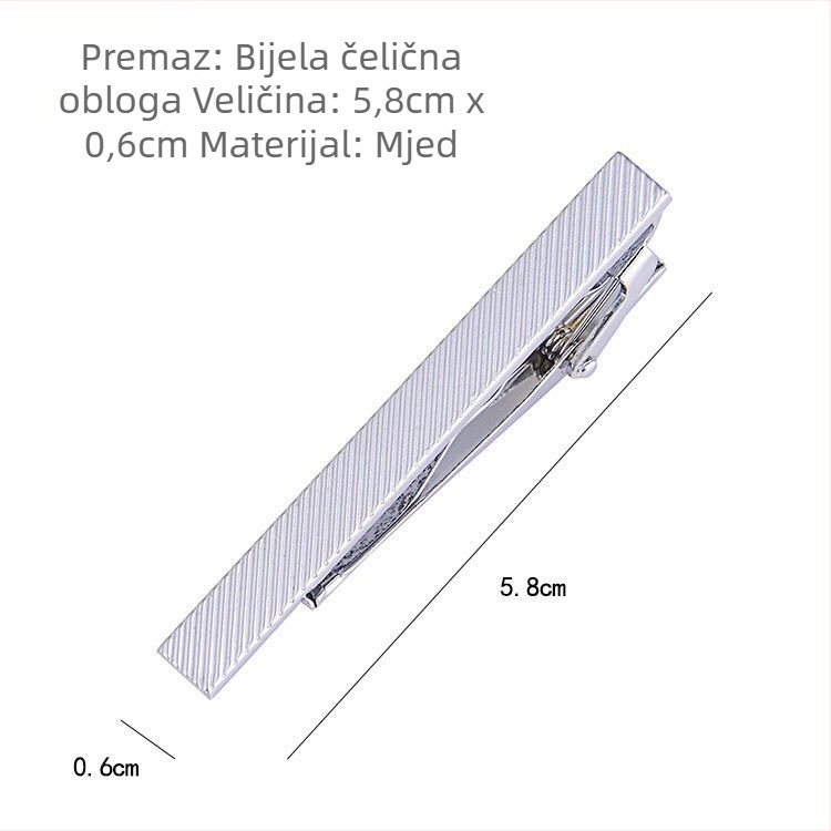 Kuka za kravatu od agat – uzorak sazviježđa, metalni dodatak