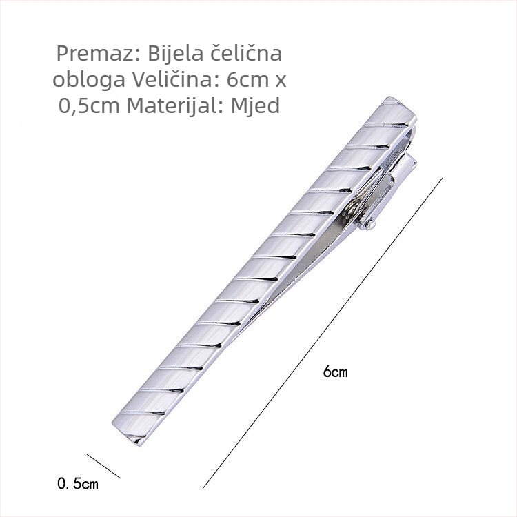 Kuka za kravatu od agat – uzorak sazviježđa, metalni dodatak