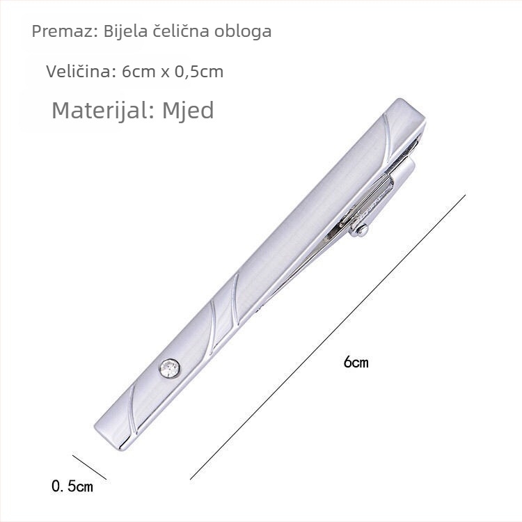 Kuka za kravatu od agat – uzorak sazviježđa, metalni dodatak