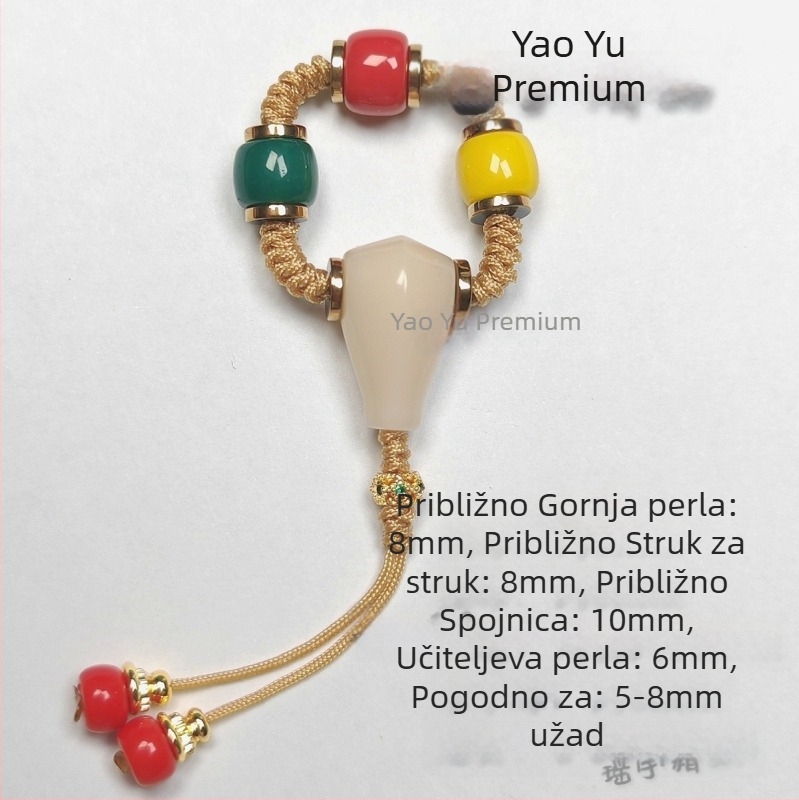 DIY Liuli nakit dodaci – Trostruki set s Traffic Light perlicama, Izvorni dizajn, Proljeće 2025 (Materijal: Liuli; Obrada: Ostalo; Godina/Sezona: Proljeće 2025)
