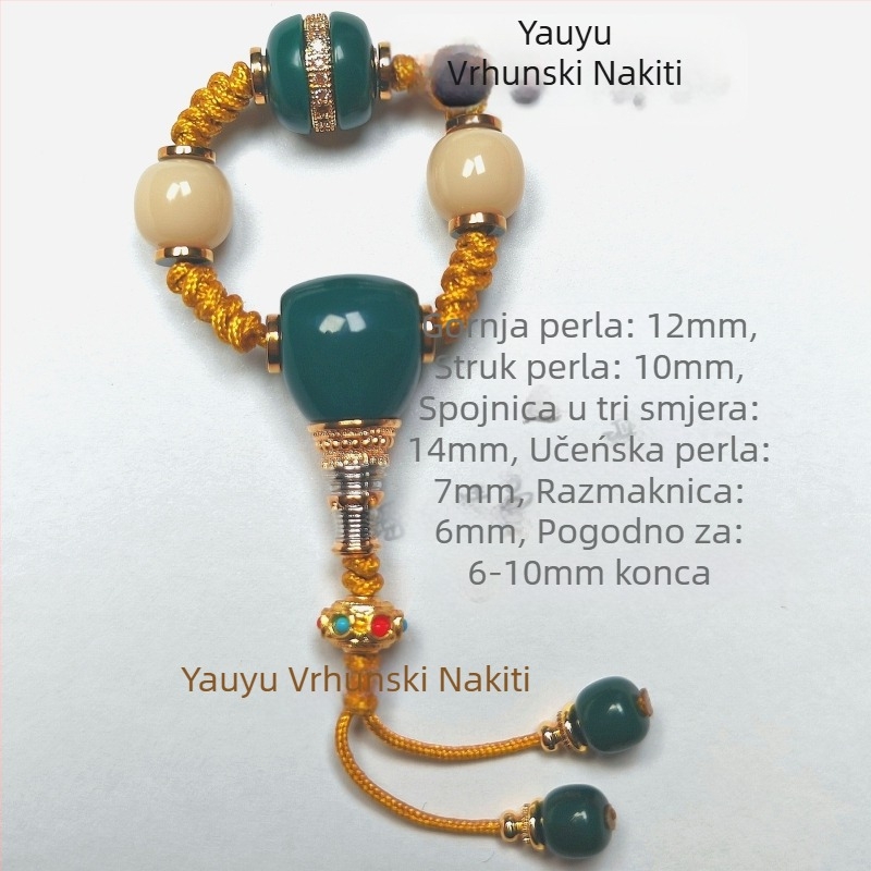 DIY Liuli nakit dodaci – Trostruki set s Traffic Light perlicama, Izvorni dizajn, Proljeće 2025 (Materijal: Liuli; Obrada: Ostalo; Godina/Sezona: Proljeće 2025)