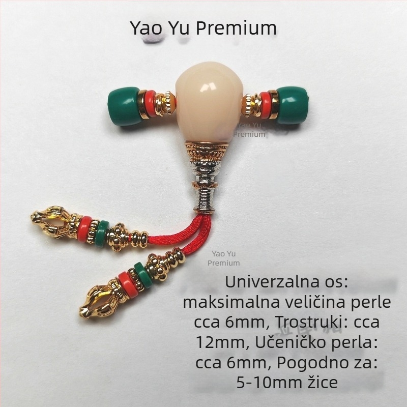DIY Liuli nakit dodaci – Trostruki set s Traffic Light perlicama, Izvorni dizajn, Proljeće 2025 (Materijal: Liuli; Obrada: Ostalo; Godina/Sezona: Proljeće 2025)