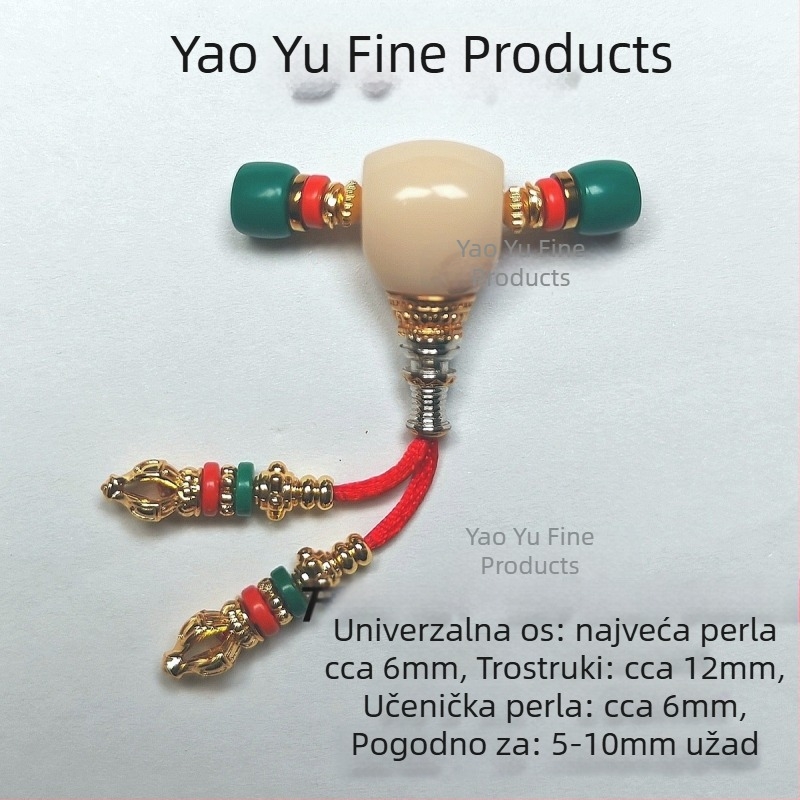 DIY Liuli nakit dodaci – Trostruki set s Traffic Light perlicama, Izvorni dizajn, Proljeće 2025 (Materijal: Liuli; Obrada: Ostalo; Godina/Sezona: Proljeće 2025)