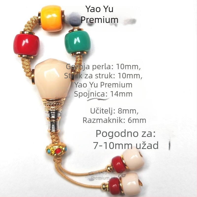 DIY Liuli nakit dodaci – Trostruki set s Traffic Light perlicama, Izvorni dizajn, Proljeće 2025 (Materijal: Liuli; Obrada: Ostalo; Godina/Sezona: Proljeće 2025)