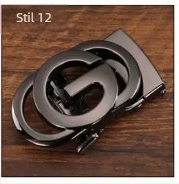 Automatska kopča za kaiš, legura, eliptičnog oblika kopče, uzorak slova, poslovni stil