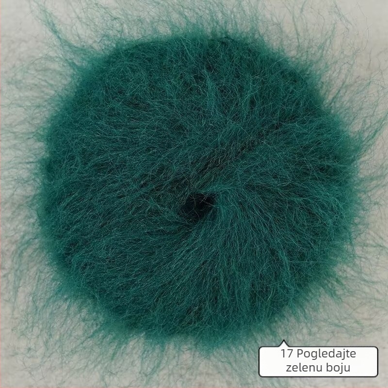 Miješavina pređe za ručno pletenje – alpaka i mohair s dugim vlascima; ring-spun; grupa vlakna; Mu Pai