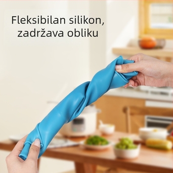 Silikonska biba s vodootpornim 3D džepovima za hranu i džepom za pljuvačku, unisex, prehrambeni silikon