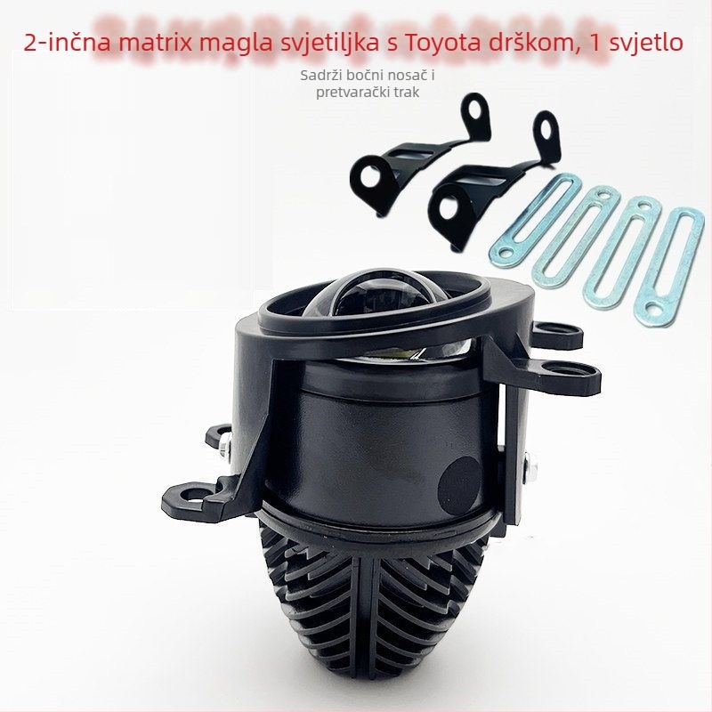 Prednje LED svjetlo za maglu, 45W, 12V, dvostruki fokus s fisheye lećom