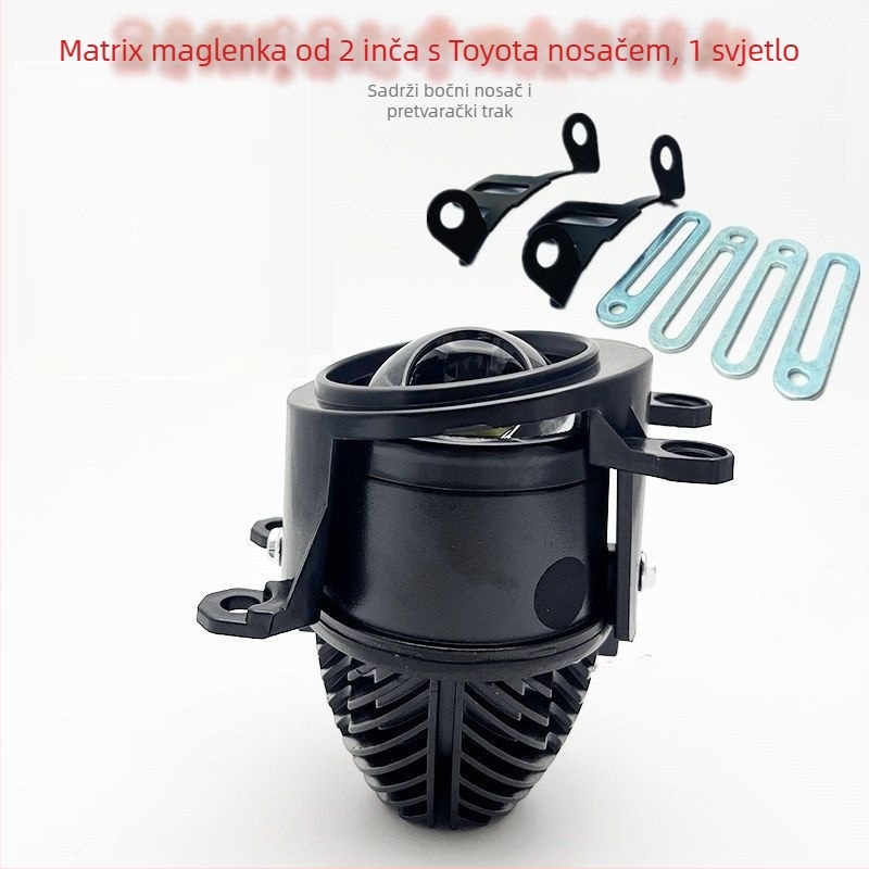 Prednje LED svjetlo za maglu, 45W, 12V, dvostruki fokus s fisheye lećom