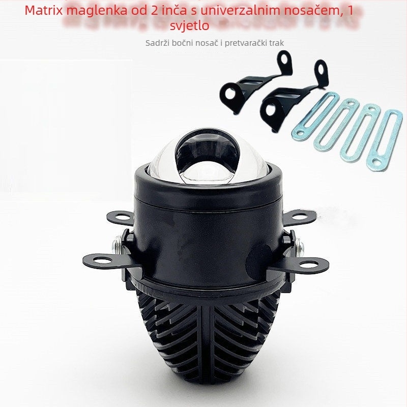 Prednje LED svjetlo za maglu, 45W, 12V, dvostruki fokus s fisheye lećom