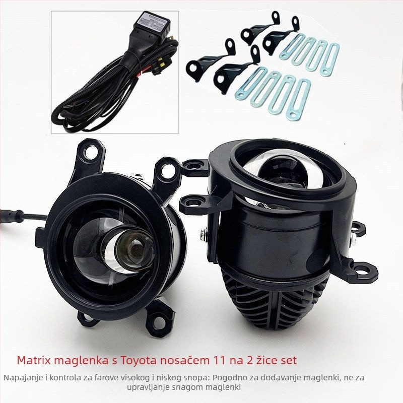 Prednje LED svjetlo za maglu, 45W, 12V, dvostruki fokus s fisheye lećom