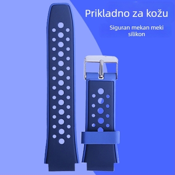 Silikonski kaiš za Huawei Kids' Phone Watch 3 Pro/3S/4X/3, širina 18 mm, kopča s iglom, jednostavan stil