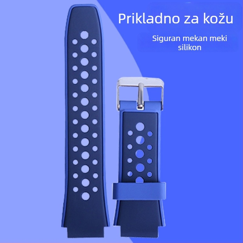 Silikonski kaiš za Huawei Kids' Phone Watch 3 Pro/3S/4X/3, širina 18 mm, kopča s iglom, jednostavan stil