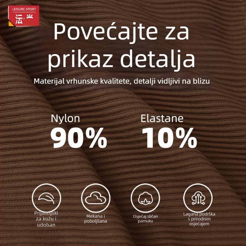 Sportski top s integriranim umetkom za prsa – visokoučinkovita zaštita od udara, brzo sušenje, tkanina najlon + spandeks, duljina do struka, uski kroj