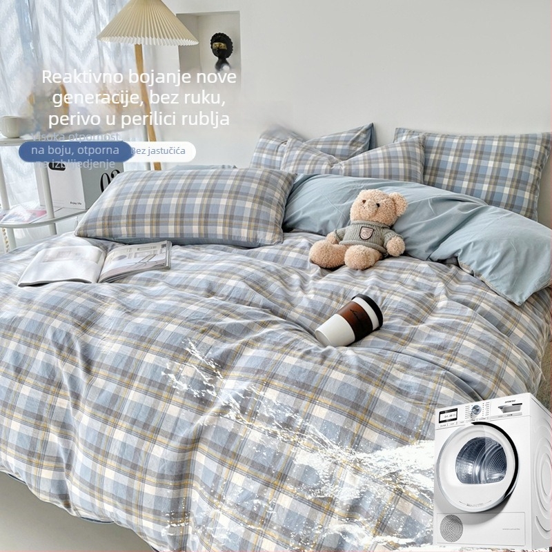 Navlaka za pokrivač - uzorak biljaka i cvijeća; tie-dye otisak; 100% druge materije; težina tkanine 500–800 g