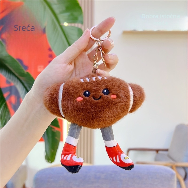 Pluška lutka za privjesak za torbu – super mekani kratki pliš, PP punjenje, OEM logo obrada, pogodna kao privjesak i mala pokretna igračka, dobna granica 14+