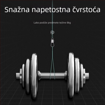 Pod-linija od čelične žice za ribolov, anti-zamotavanje, visoka otpornost na naprezanje, završni konektor-špic, mikro ribolovno opremanje