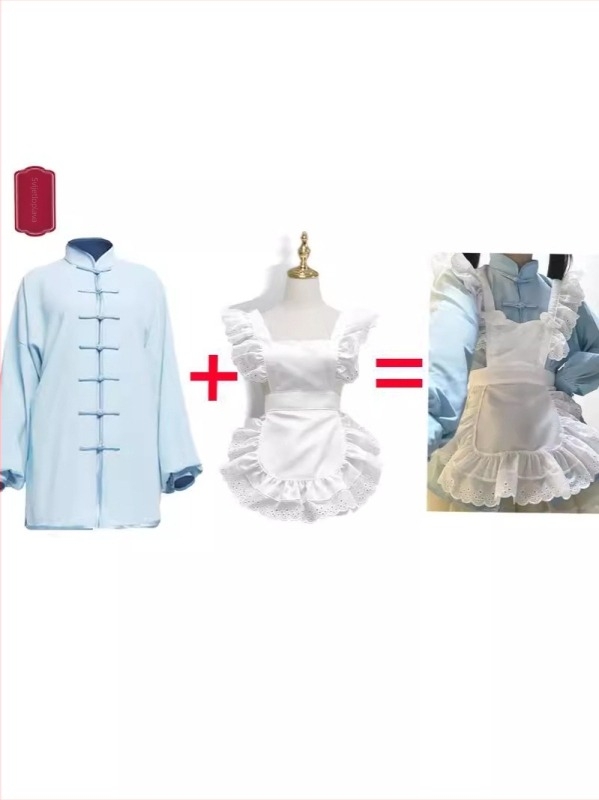 Tai Chi stil top za etnički ples - unisex, Chenille tkanina sa Spandex smjesom 30-50%, proljeće 2025