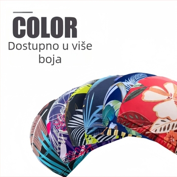 Plivačka kapa od poliester materijala s printom, unisex, za odrasle (Poliester • Print • Odrasli • Unisex)