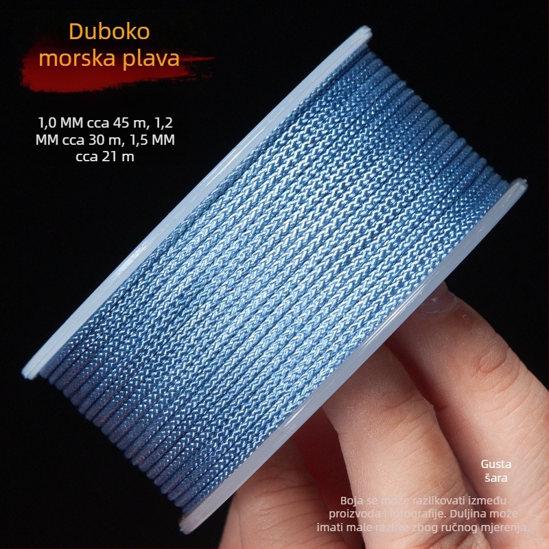 Najlonom pleteni narukvica s jadeitnim perlama, Bodhi sjemenkama, motiv zvijezda-mjesec