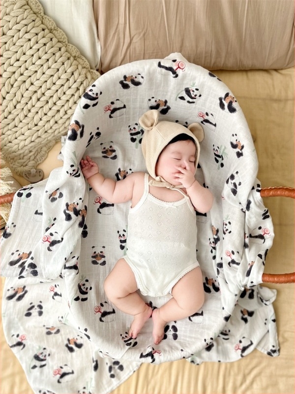 Zavijanje za bebe od pamukovog vlakna, ljetno, crtani uzorak, brend litemian, za djecu 1–3 godine